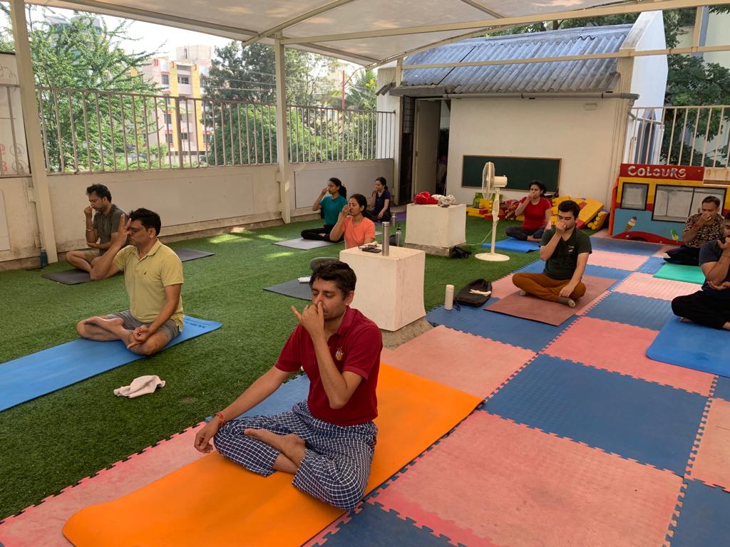 Peaceful meditation event at Anahat Yoga Pune